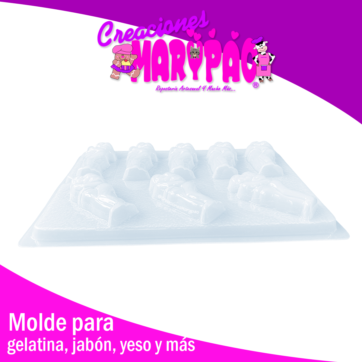 Molde Pareja Kamasutra Despedida de Soltera Gelatinas Jabones