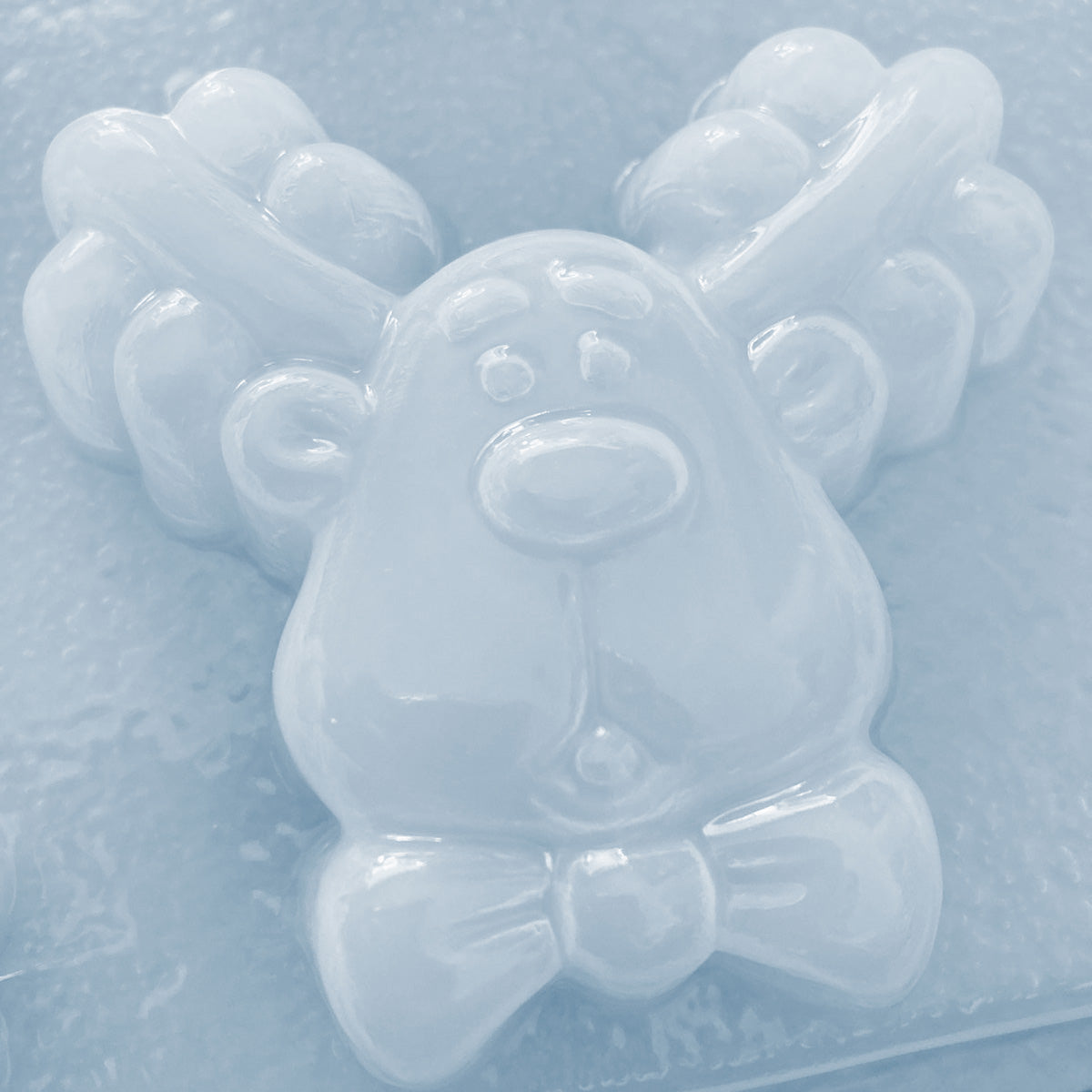 Molde Cara de Reno Navidad Velas Jabones Gelatinas