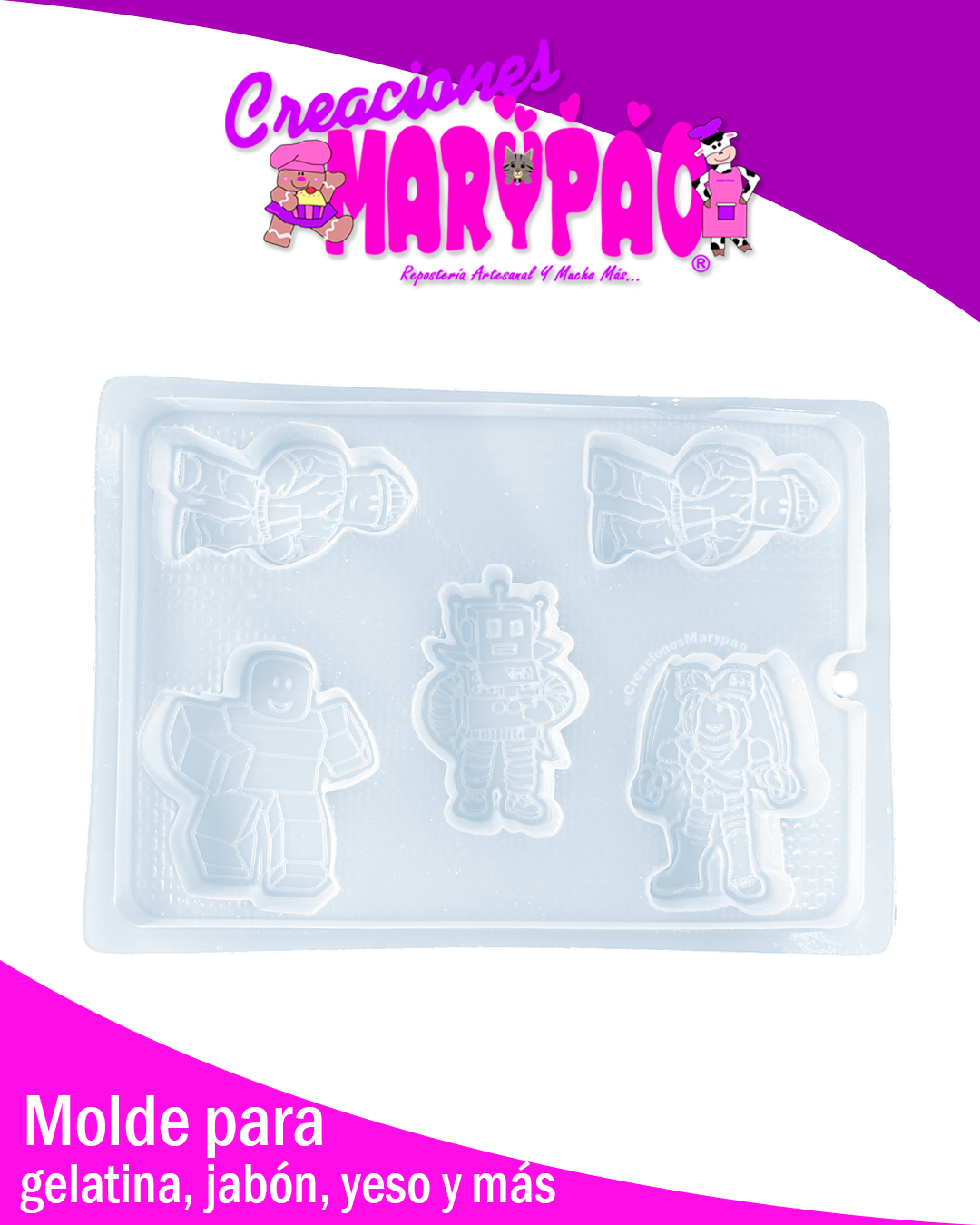 🎮Molde Roblox Yesitos Gelatinas Y Más✨