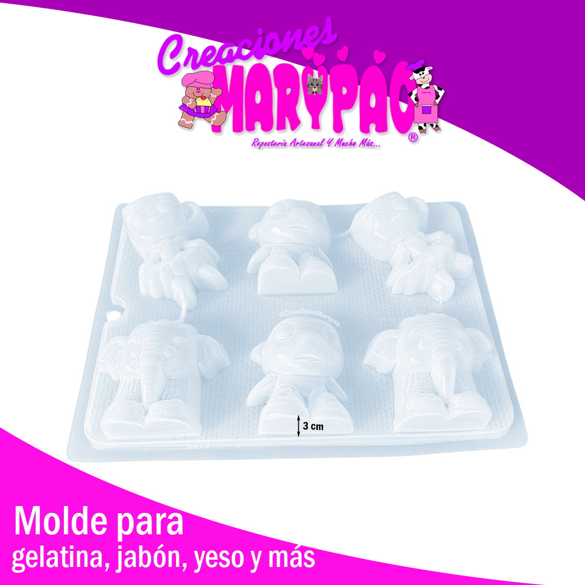 Molde Tralalero Tralala Yesitos Gelatinas Y Más✨