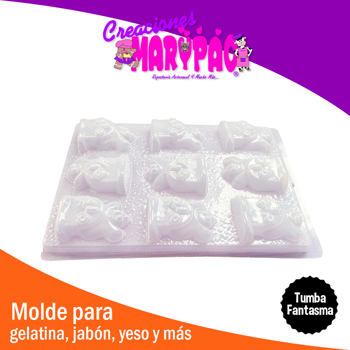 Molde Tumba Fantasma Halloween