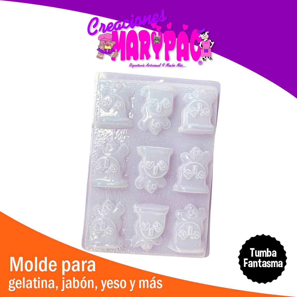 Molde Tumba Fantasma Halloween