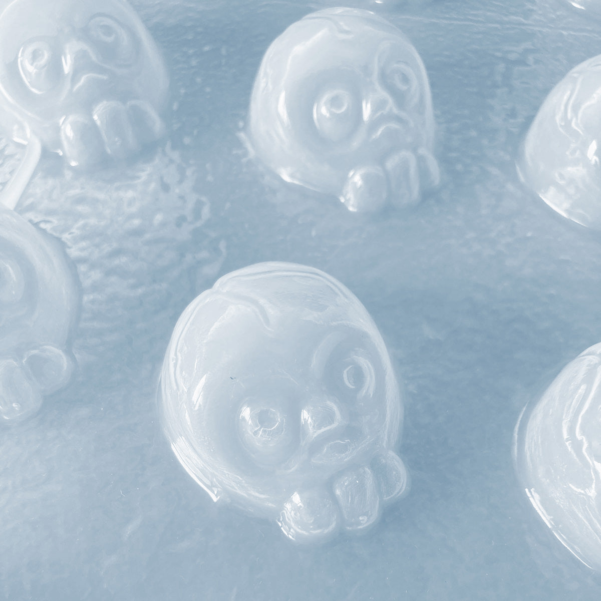 Molde Calavera Dientes Halloween - Día De Muertos