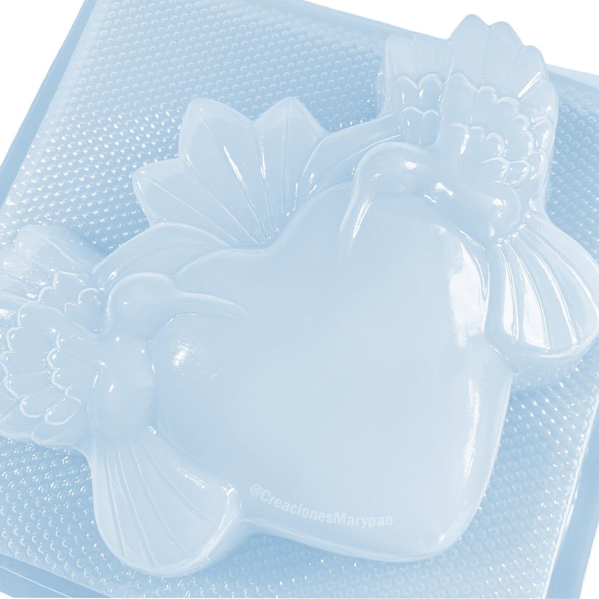 ❤️Molde Corazones Milagritos Mexicanos Diseño Grande Colibrís🐦