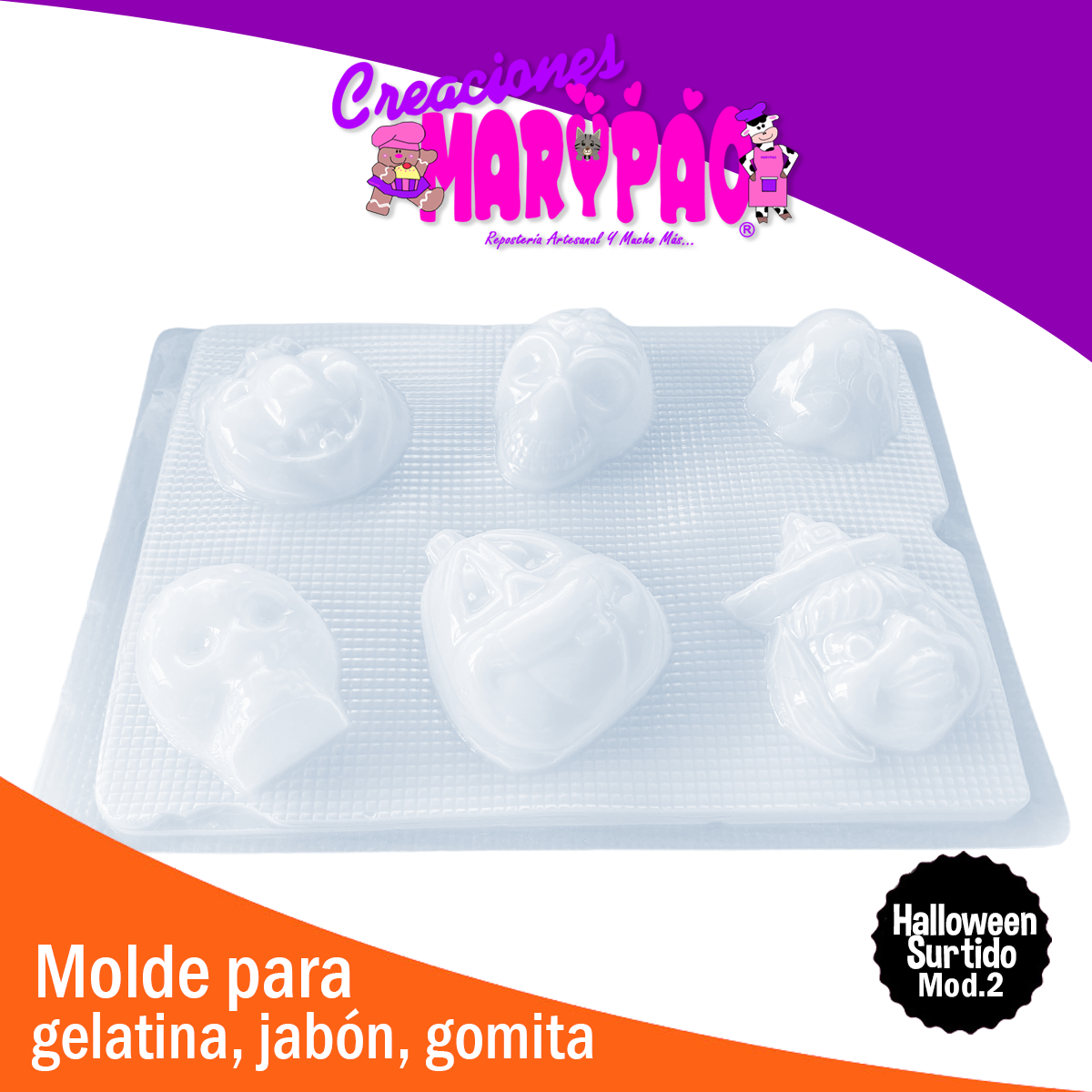 Molde Surtido de Halloween Mod. 2
