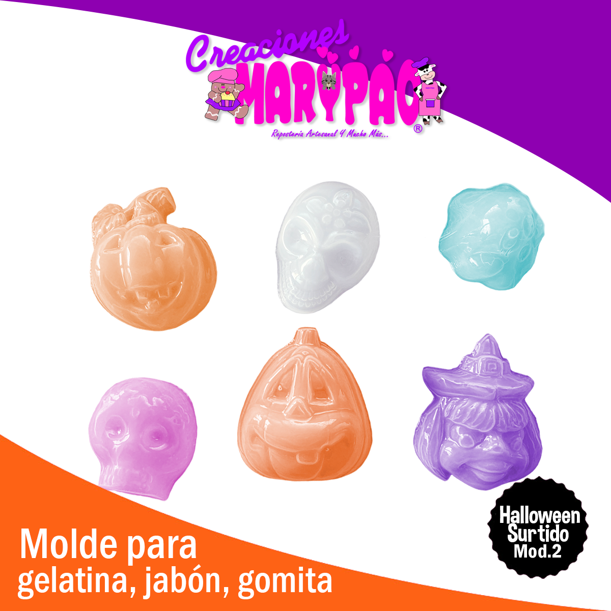 Molde Surtido de Halloween Mod. 2