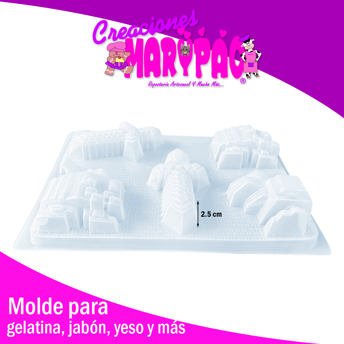 Molde Minecraft Espada Y Más ⚔️ Yeso Gelatinas