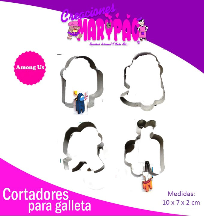 Cortadores Para Galletas Among Videojuegos