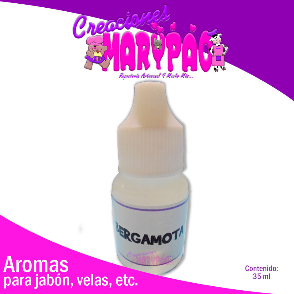 Esencia De Bergamota Para Jabón Vela Aromas - Creaciones Marypao