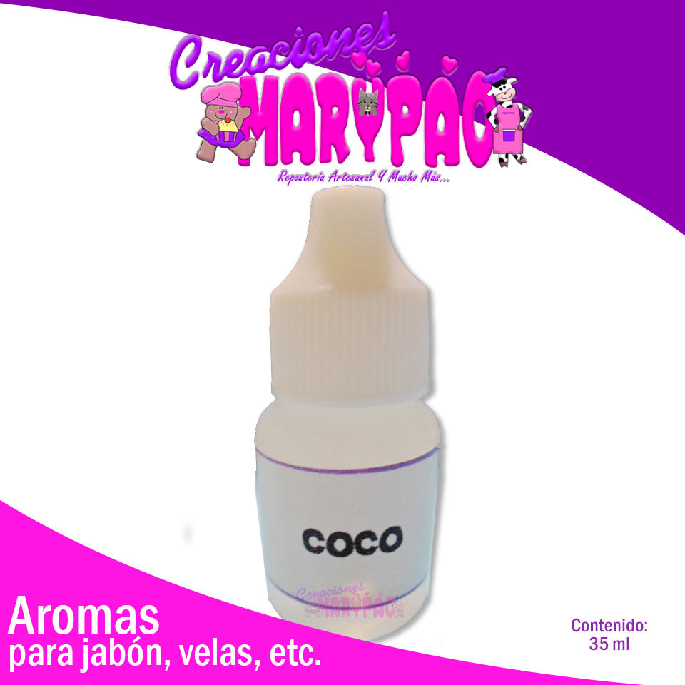 Esencia De Coco Para Jabon Vela Cremas Aroma Aromas - Creaciones Marypao
