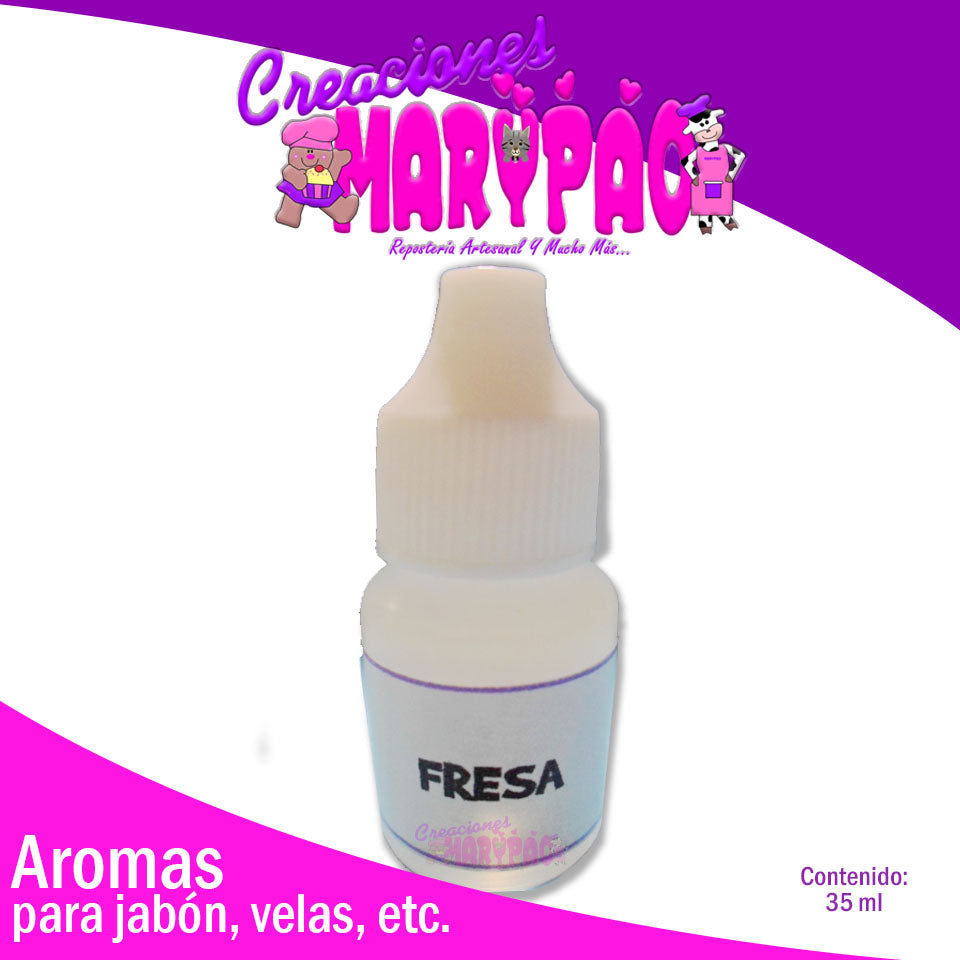 Esencia De Fresa Para Jabón Vela Aromas - Creaciones Marypao