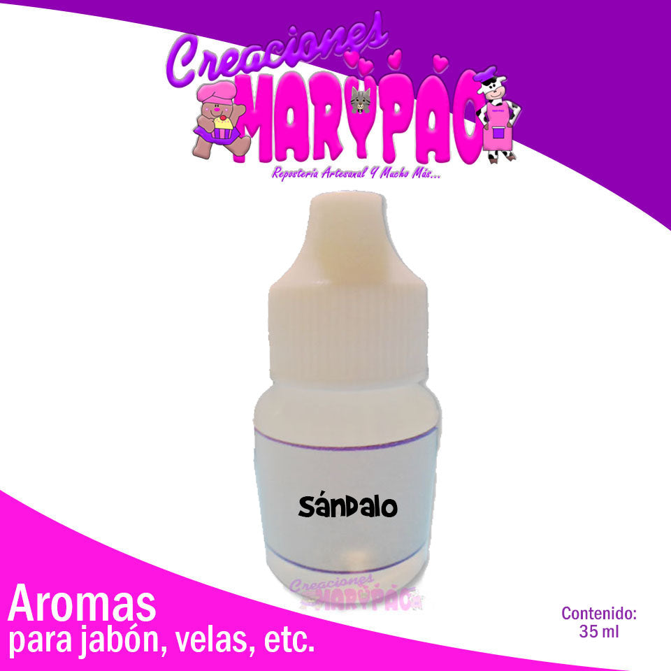 Esencia De Sándalo Para Jabon Vela Cremas Aromas - Creaciones Marypao