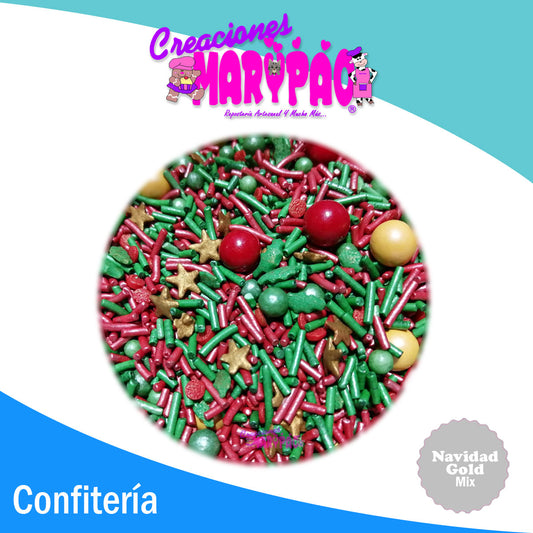 Sprinkles Mix Navidad Granillo Confeti Comestible