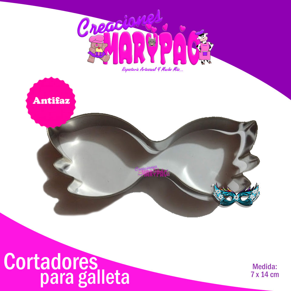 Cortador de Galleta Antifáz - Creaciones Marypao