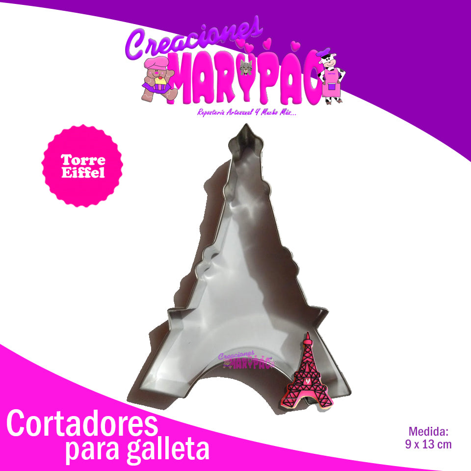 Cortador de Galleta Torre Eiffel - Creaciones Marypao