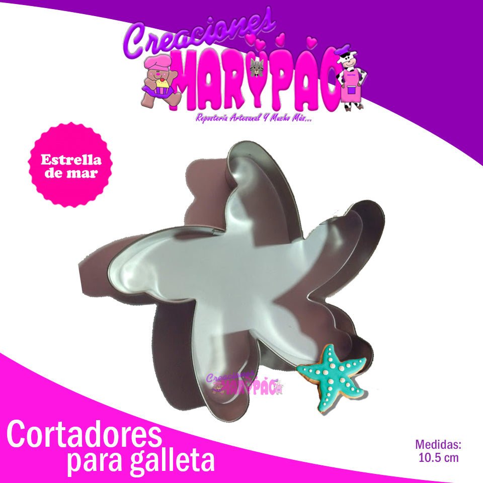 Cortador De Galleta Estrella de Mar - Creaciones Marypao
