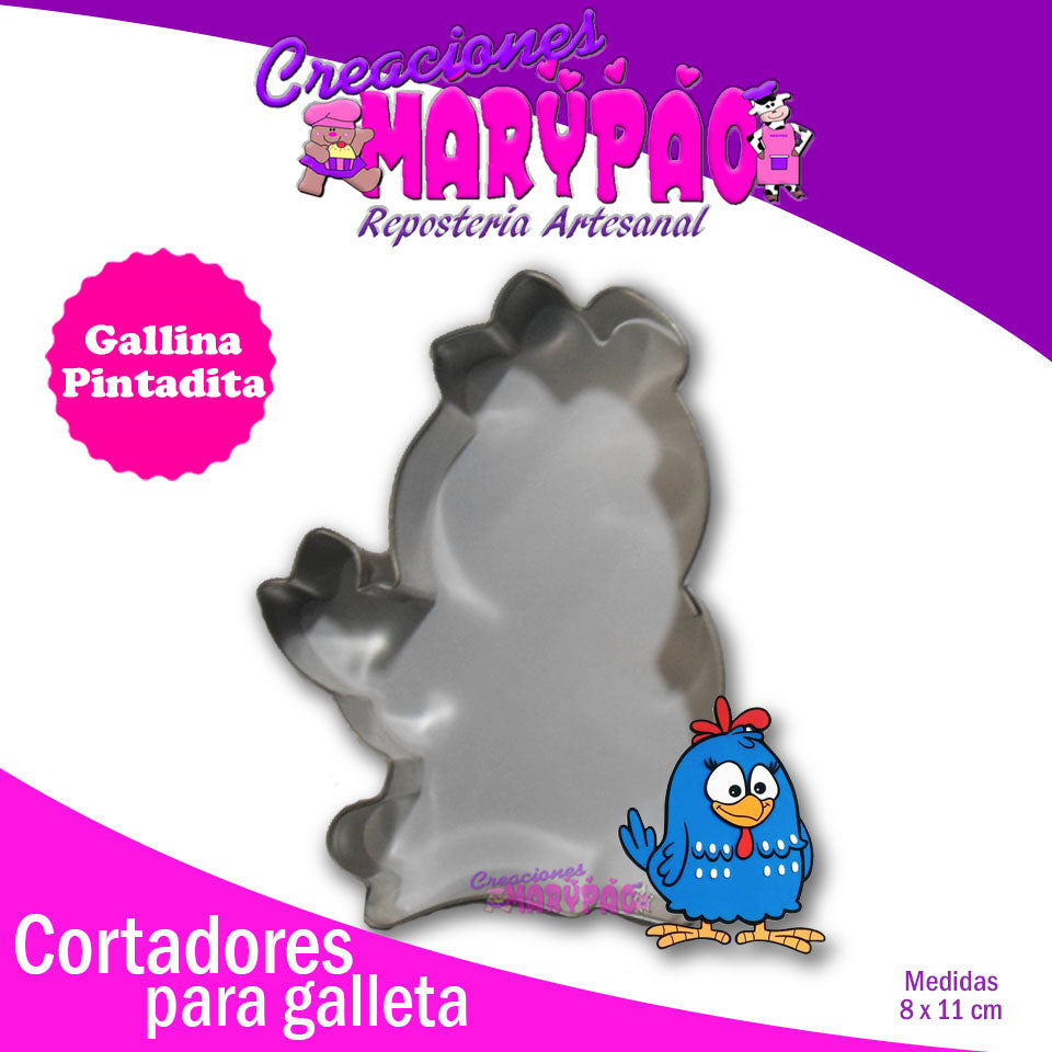Cortadores Galleta Gallina - Creaciones Marypao