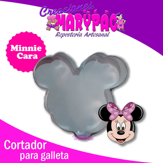 Cortador de Galletas Minnie Cara - Creaciones Marypao