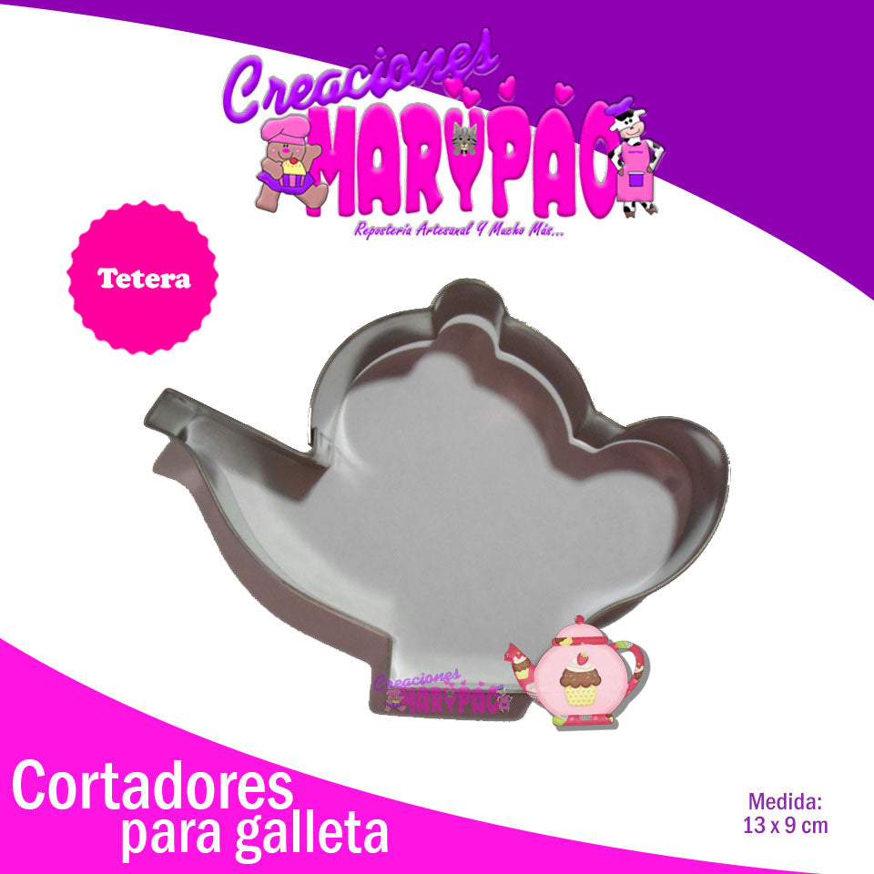 Cortador De Galleta Tetera - Creaciones Marypao