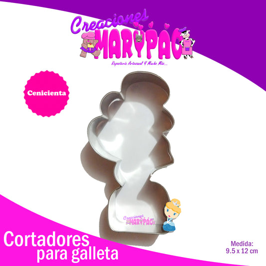 Cortador De Galletas Princesa Azul - Creaciones Marypao