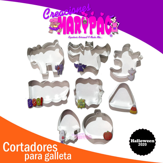 Cortadores Para Galletas Decoradas Halloween