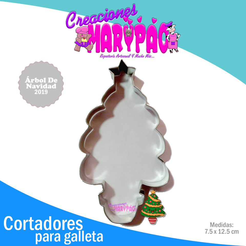 Cortador De Galletas Árbol De Navidad - Creaciones Marypao