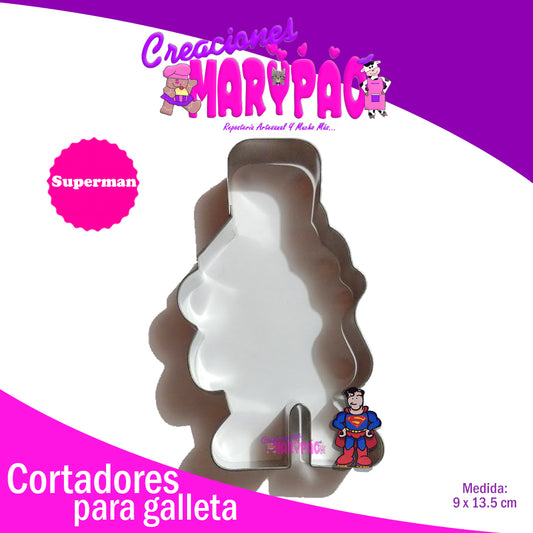 Cortador De Galleta Superheroe Kryptoniano - Creaciones Marypao