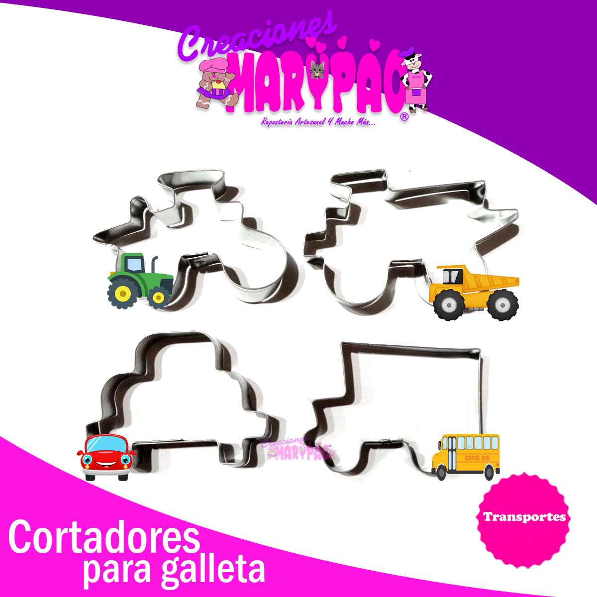Cortadores De Galleta Carritos Transportes