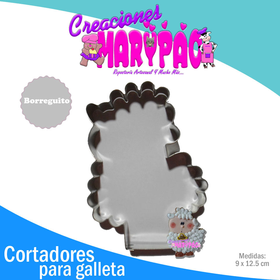 Cortador De Galleta  Borrego Navidad - Creaciones Marypao