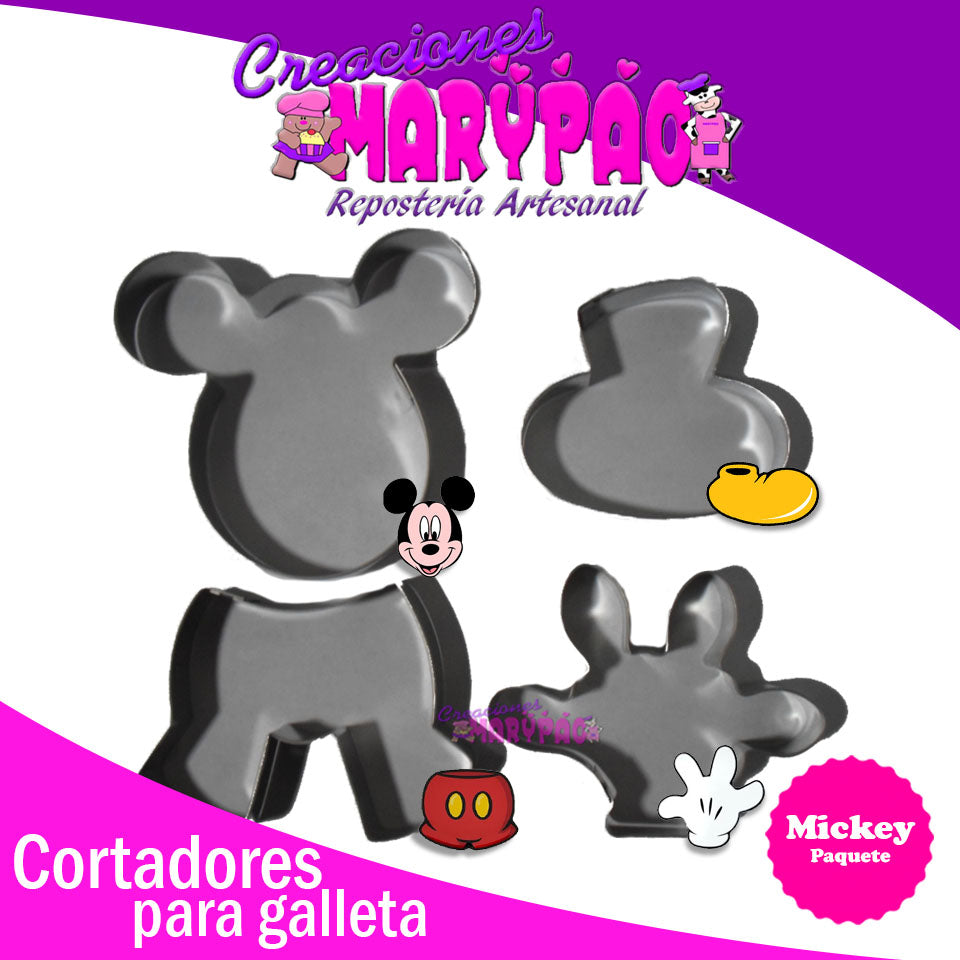 Cortadores Ratón Surtido Para galleta - Creaciones Marypao