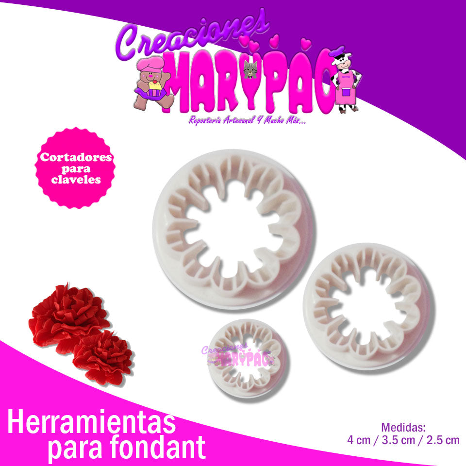 Cortador Para Clavel Mod. 2 - Creaciones Marypao