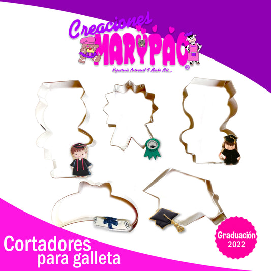Cortadores De Galleta Graduacion 2022 Graduado Diploma