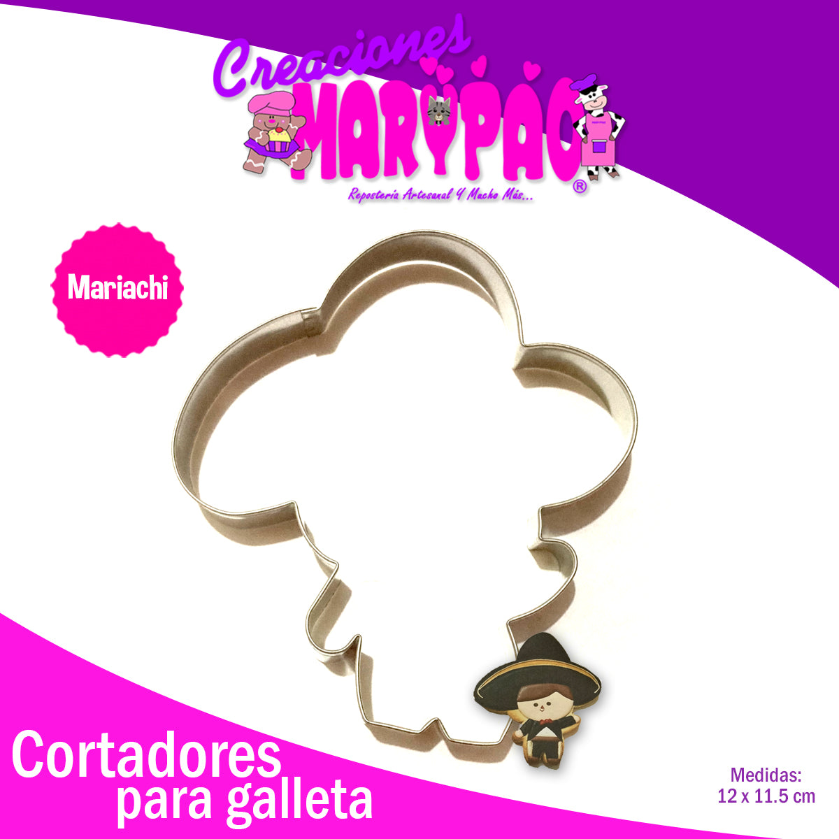 Cortador De Galleta Mariachi