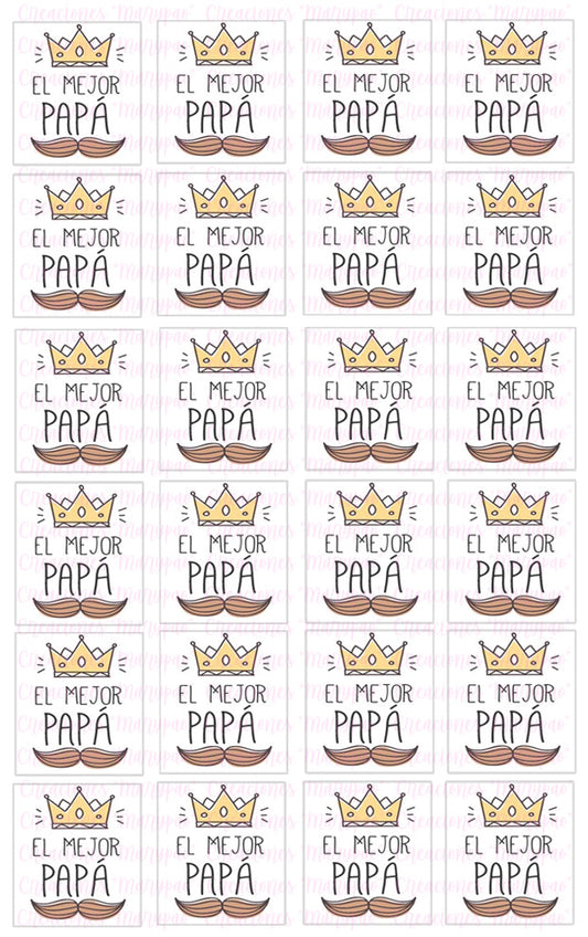 Obleas Para Decorar Galletas o Pasteles Día Del Padre 3 Modelos A Elegir - Creaciones Marypao