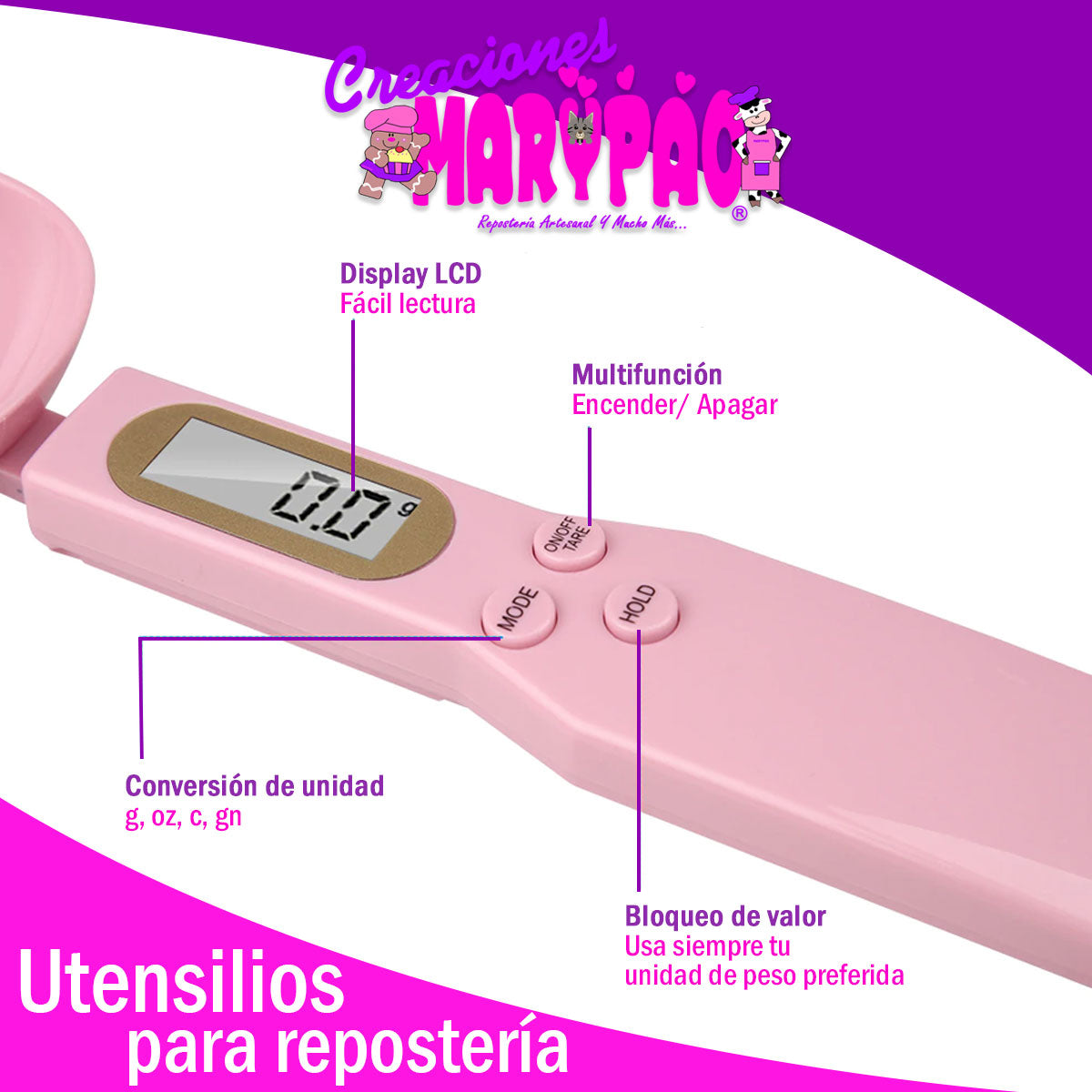 Cuchara Medidora Báscula Gramera