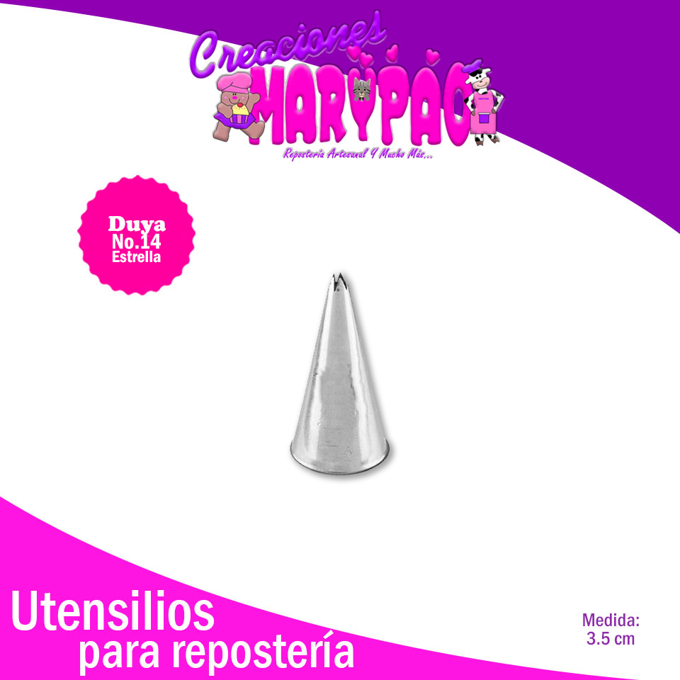 Duya Número 14 Estrella - Creaciones Marypao