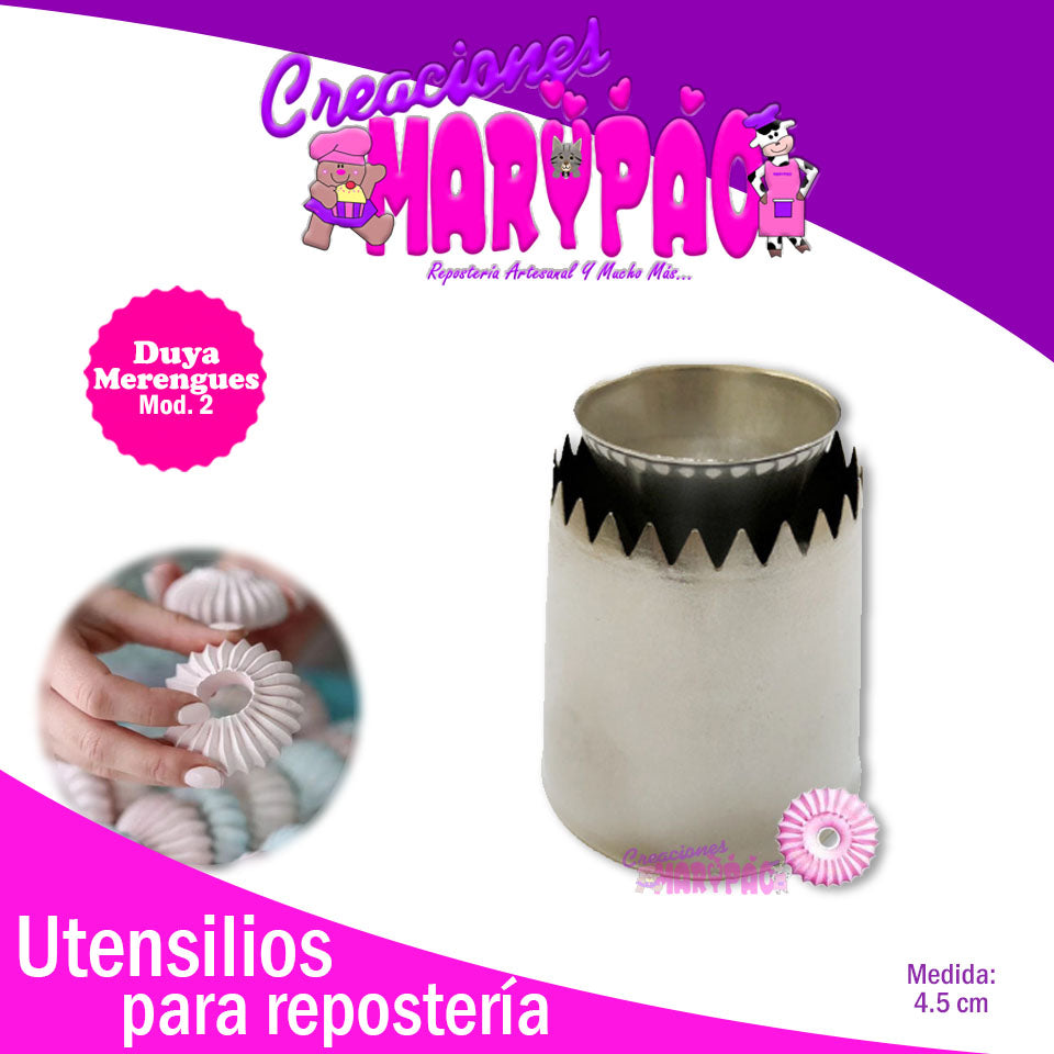 Duya Sultán Para Merengues, Suspiros, Galletas Mod.2 - Creaciones Marypao