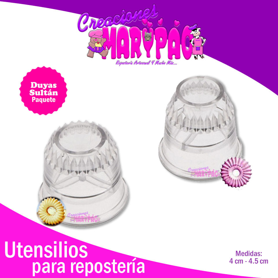 Duyas Sultán Para Merengues Suspiros Galletas Paquete 2 Pzas - Creaciones Marypao