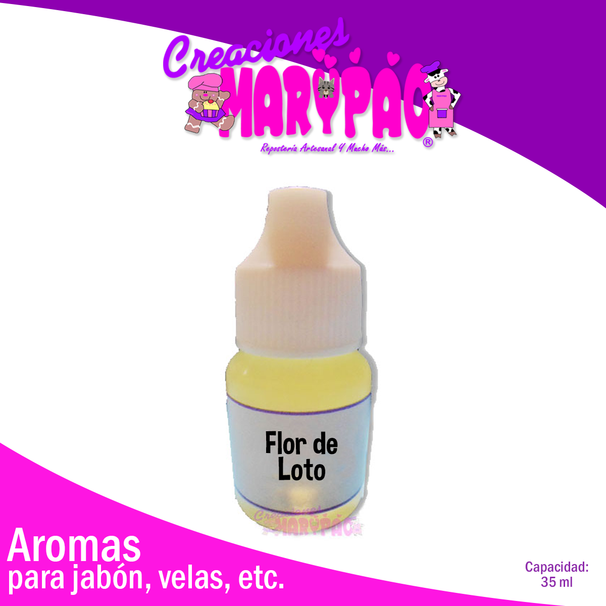 Esencia Flor de Loto Para Jabón Velas Aromas Premium