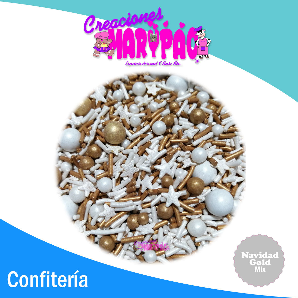 Sprinkles Perlas & Confeti Comestible Decoración Reposteria