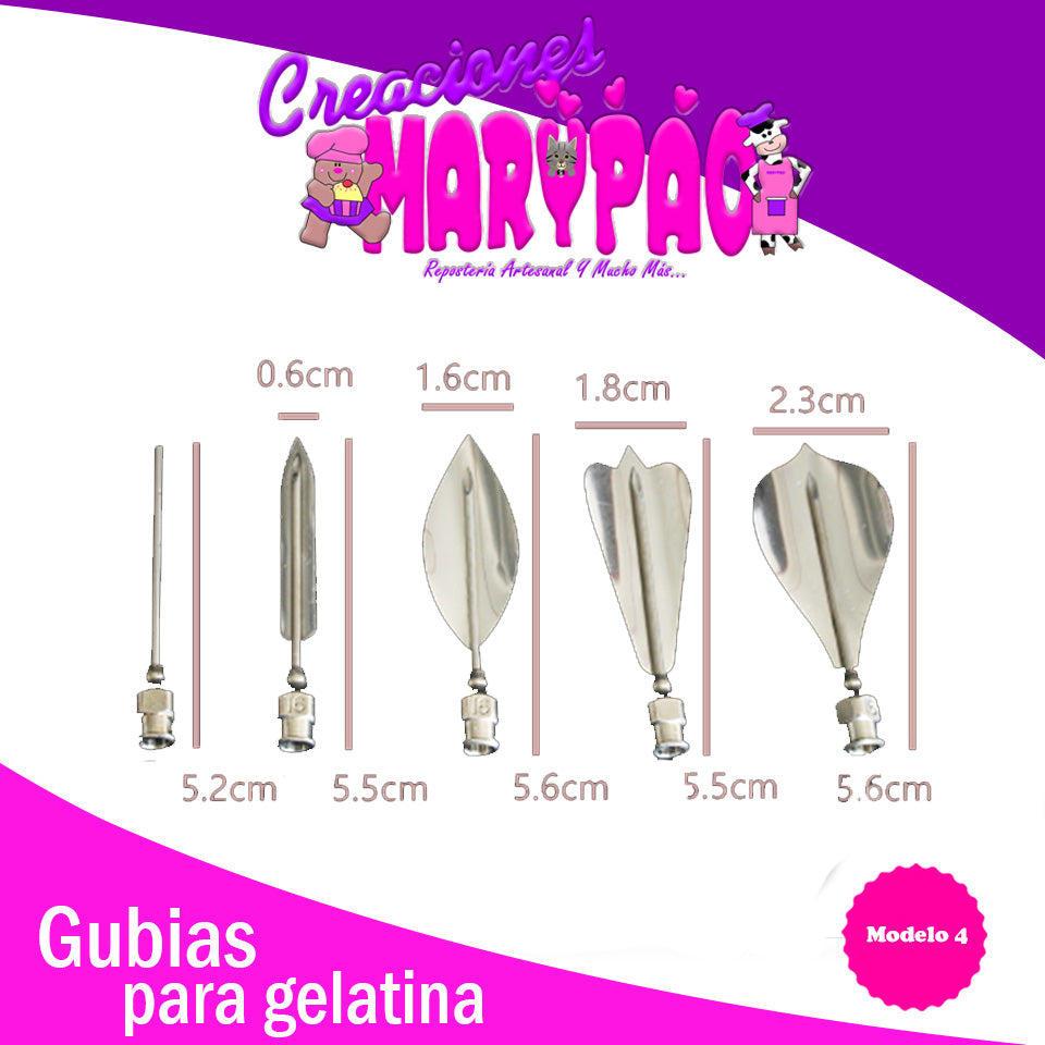 Gubias Para Gelatina Artísticas Flores Mod.4 - Creaciones Marypao