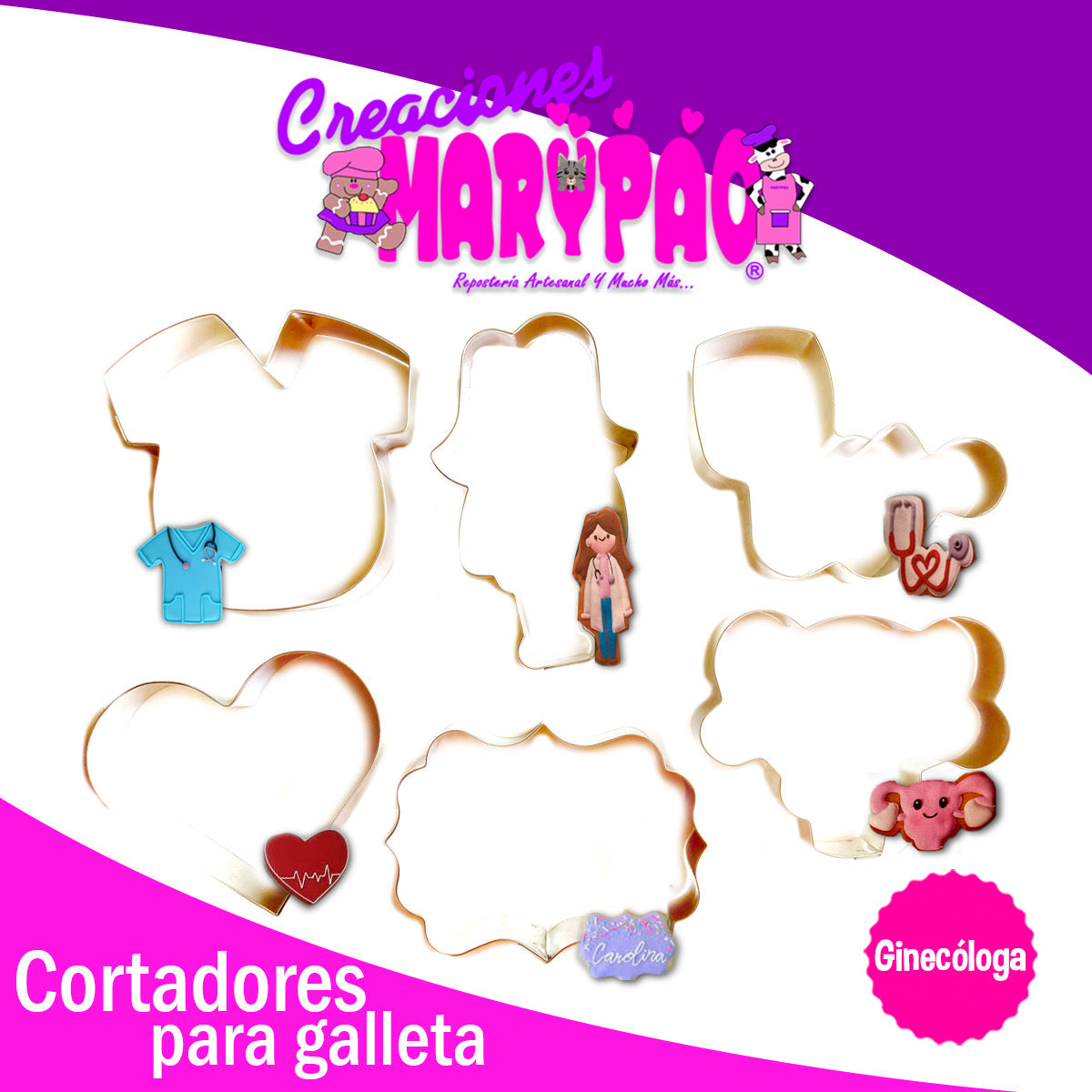 Cortadores Para Galletas Doctora