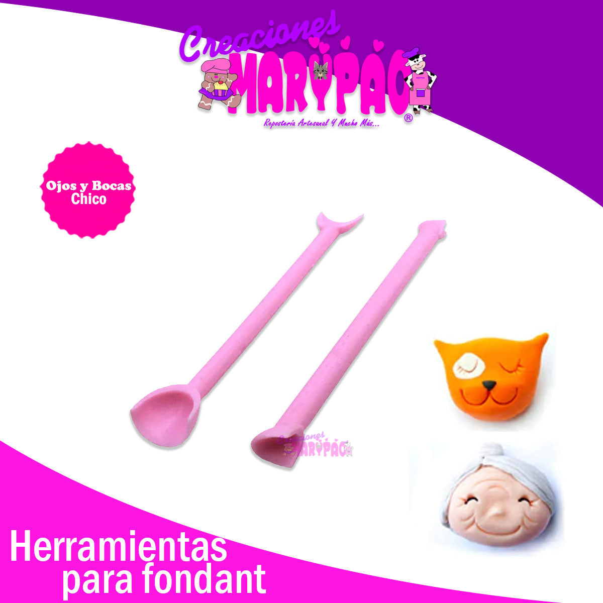 Marcadores Para Ojos Bocas Chicas Mod. 3
