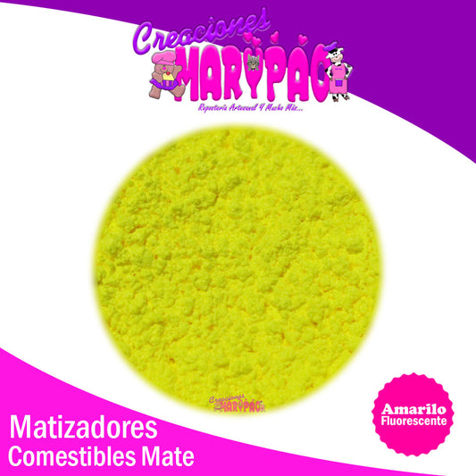 Matizadores Comestibles Mate Fluorescentes Color A Elegir 2 gramos - Creaciones Marypao