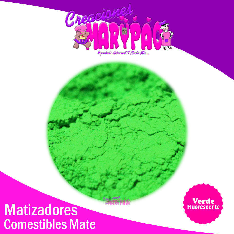 Matizadores Comestibles Mate Fluorescentes Color A Elegir 2 gramos - Creaciones Marypao