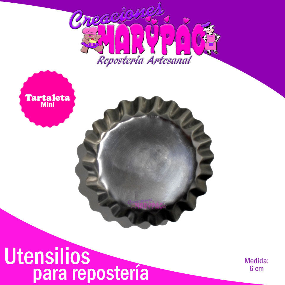 Molde Para Tarta Tartaleta 6 Cm Paquete Con 25 Piezas - Creaciones Marypao