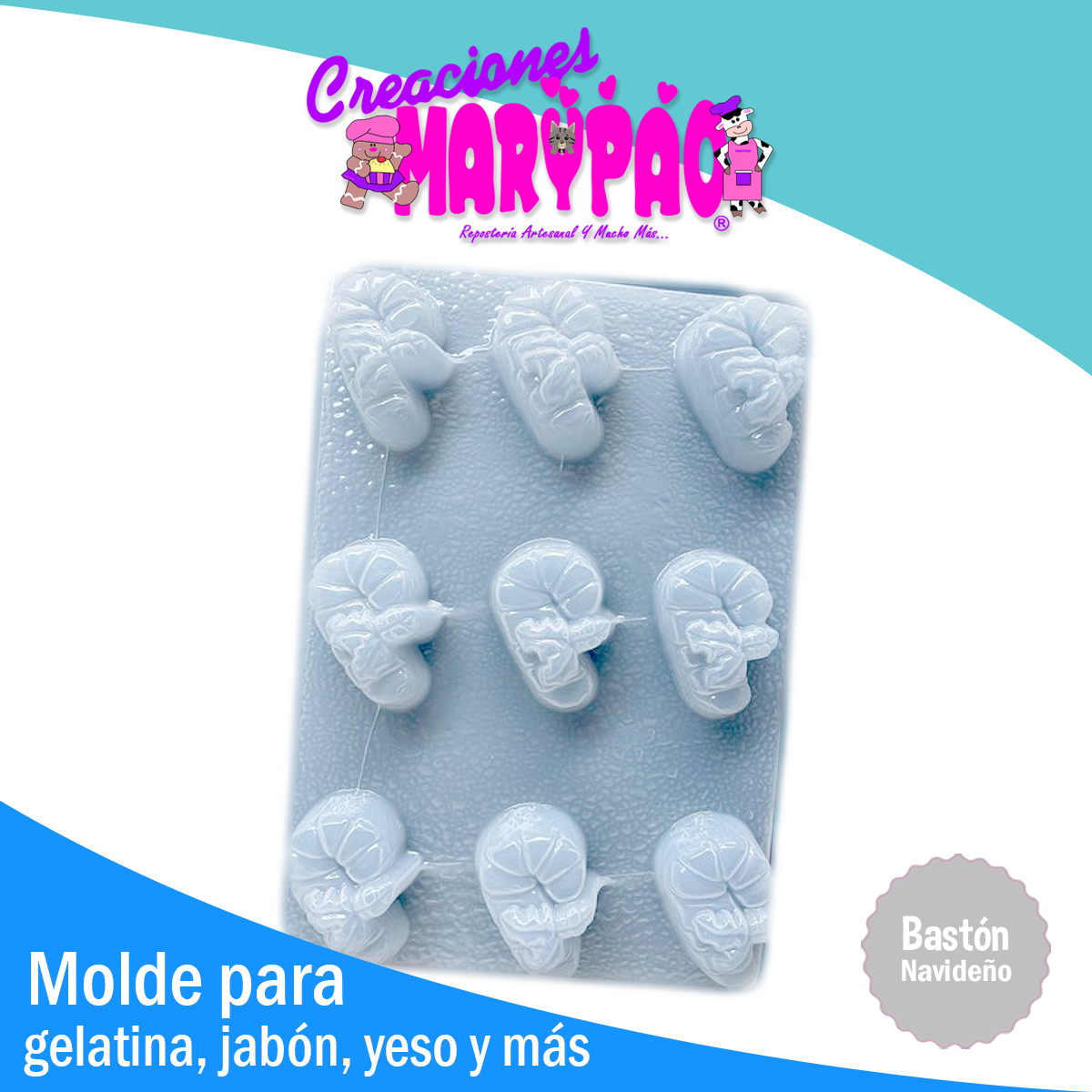 Molde Mario Bros Gelatinas Yeso – Creaciones Marypao