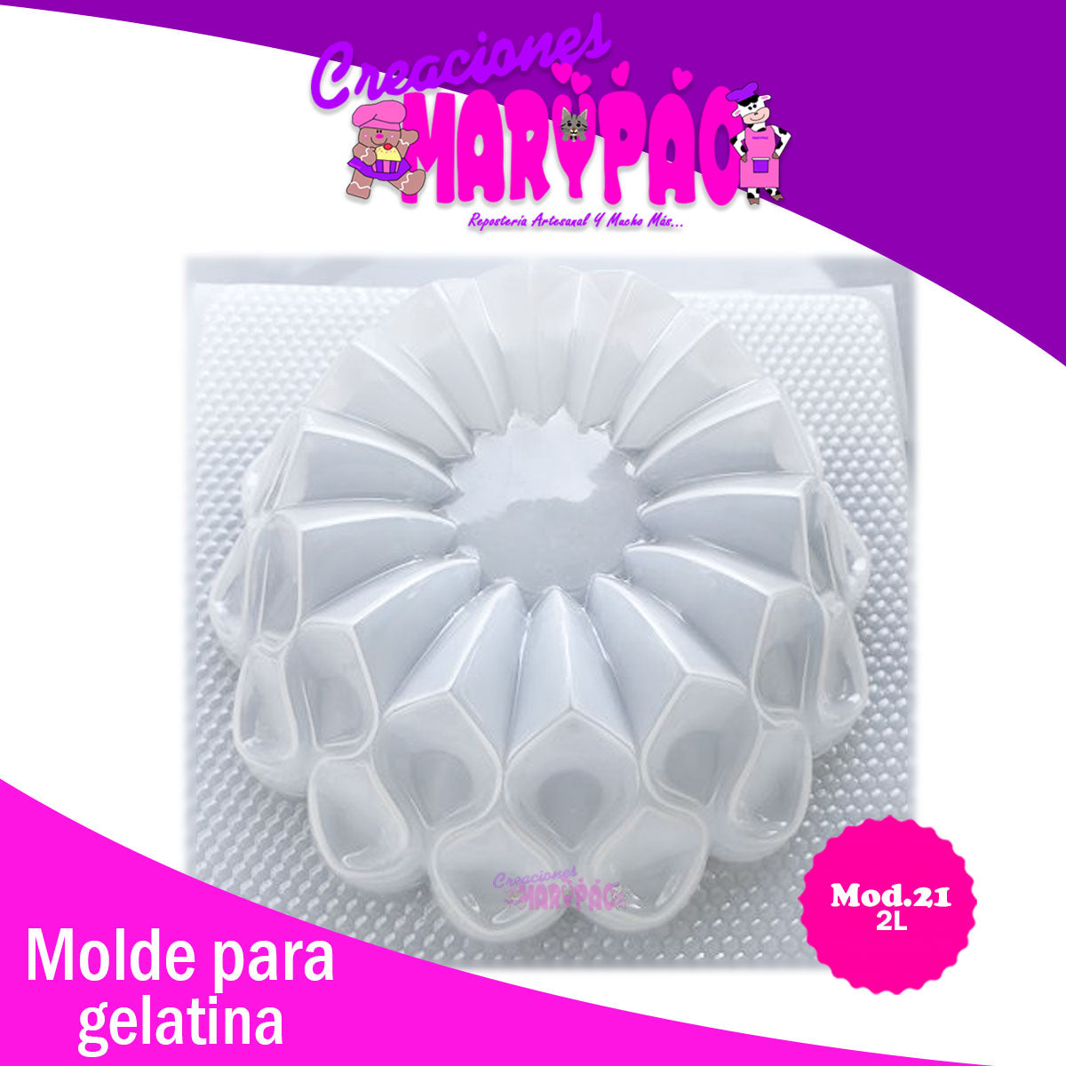 Molde Para Gelatina Tipo Panal Mod.21