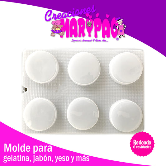 Molde Para Jabones 45 Gramos Circulo Redondo