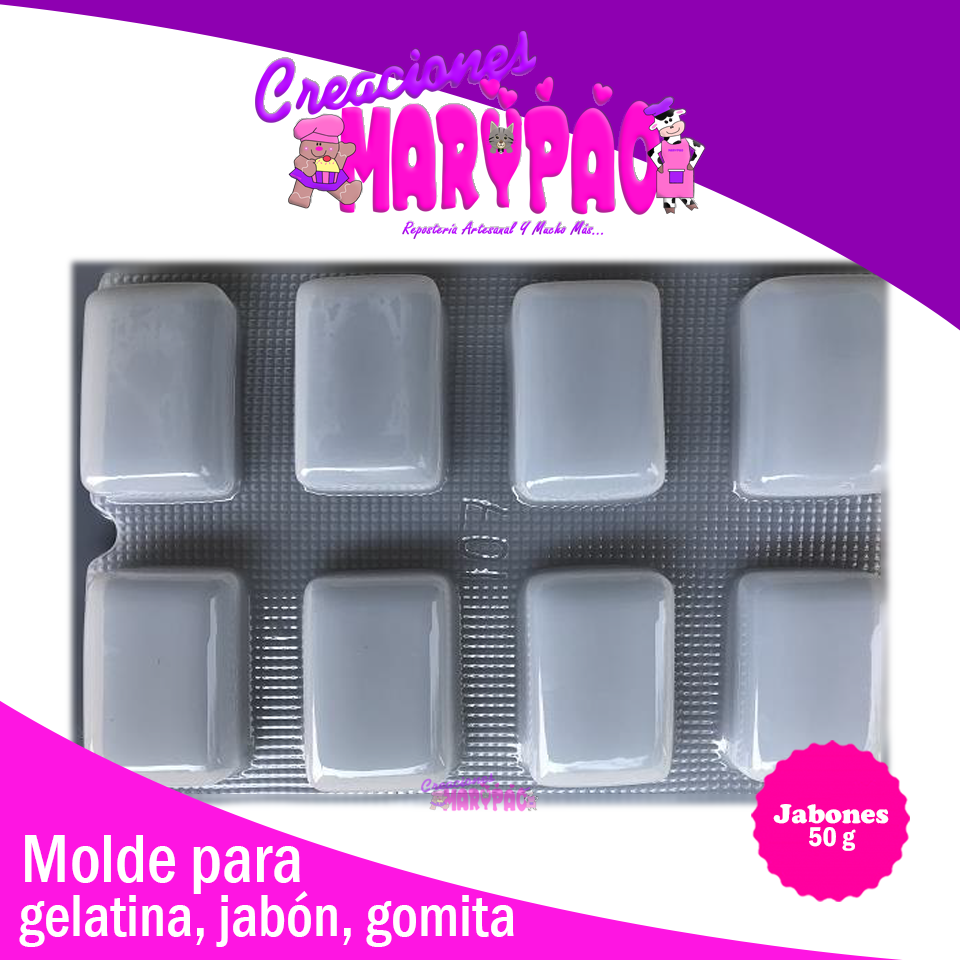 Molde Para Jabones 50 Gramos - Creaciones Marypao